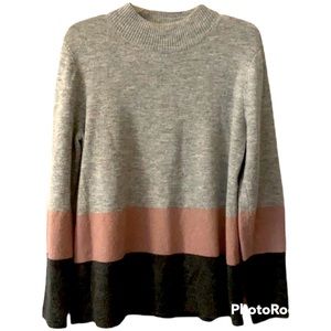 #18 Liz Claiborne Weekend Sweater WM SZ L tricolored🥰